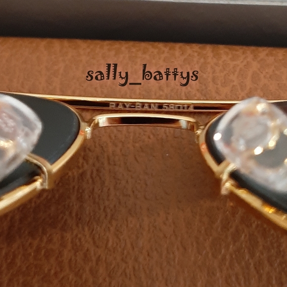 RayBan (Store Display) Aviator Green Lenses RB3025 - Picture 6 of 12